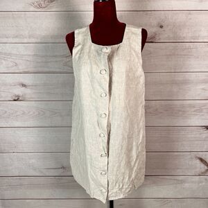 Reformation Mini Dress Sleeveless Linen